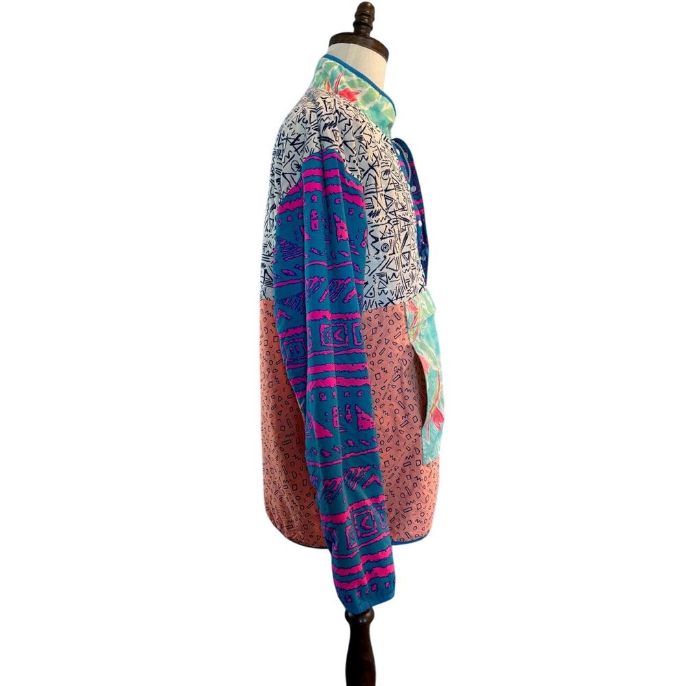 Euc! Chubbies Pullover Reversible Jacket Sherpa &… - image 6